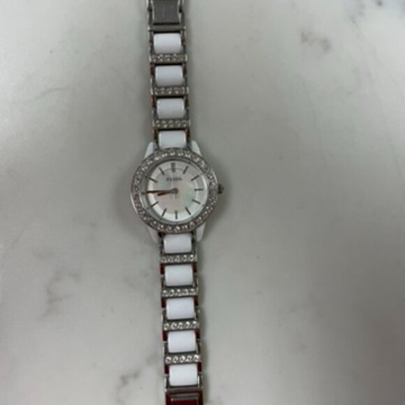Fossil, White Bling Watch - Picture 5 of 9